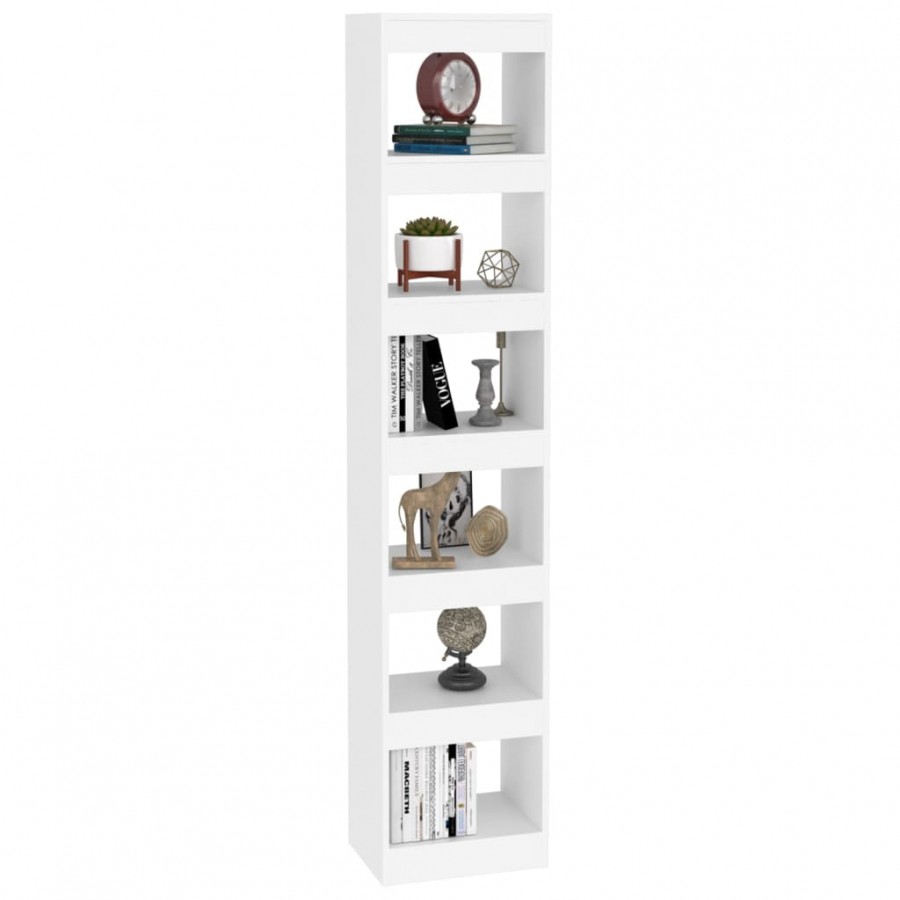 Bibliothèque/Séparateur de pièce Blanc 40x30x198 cm