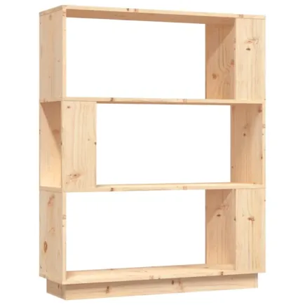 Bibliothèque/Séparateur de pièce 80x25x101 cm Pin solide 2