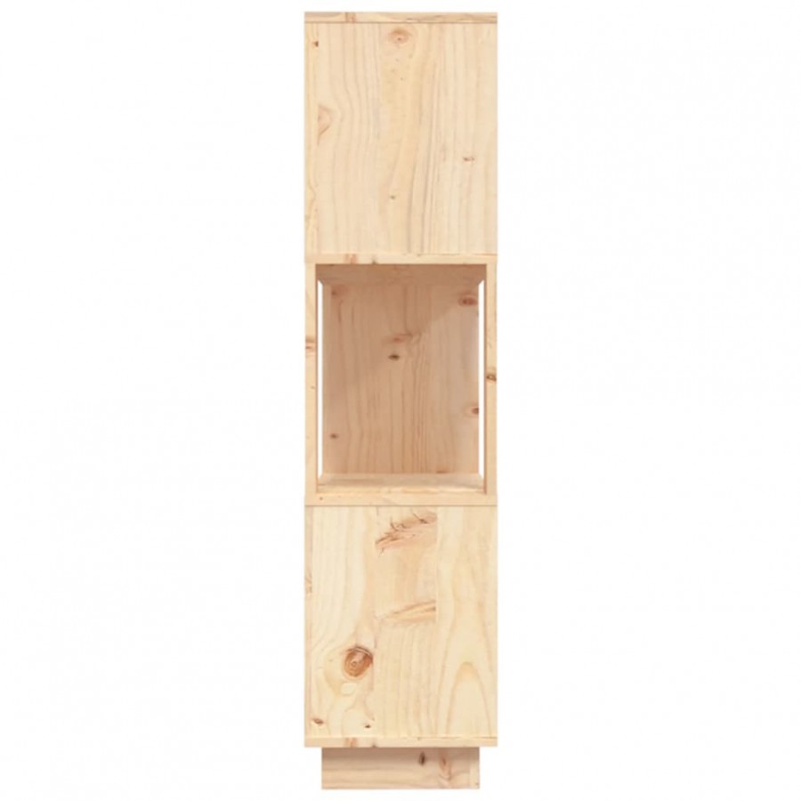 Bibliothèque/Séparateur de pièce 80x25x101 cm Pin solide