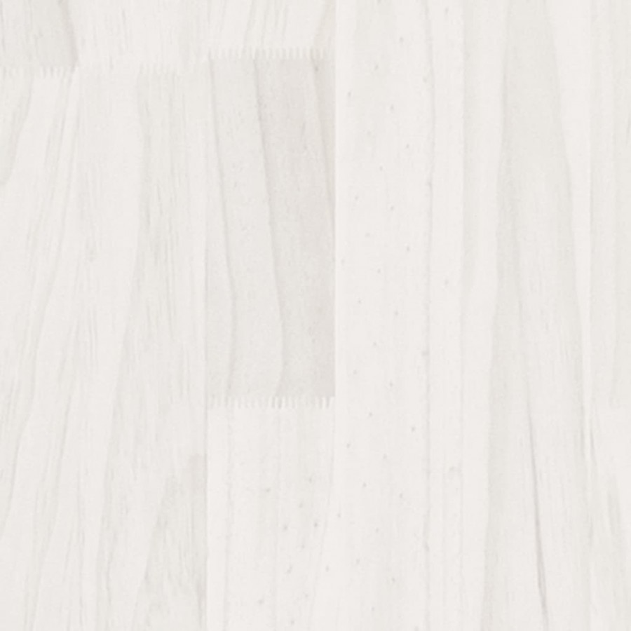Bibliothèque Blanc 70x33x110 cm Bois de pin massif