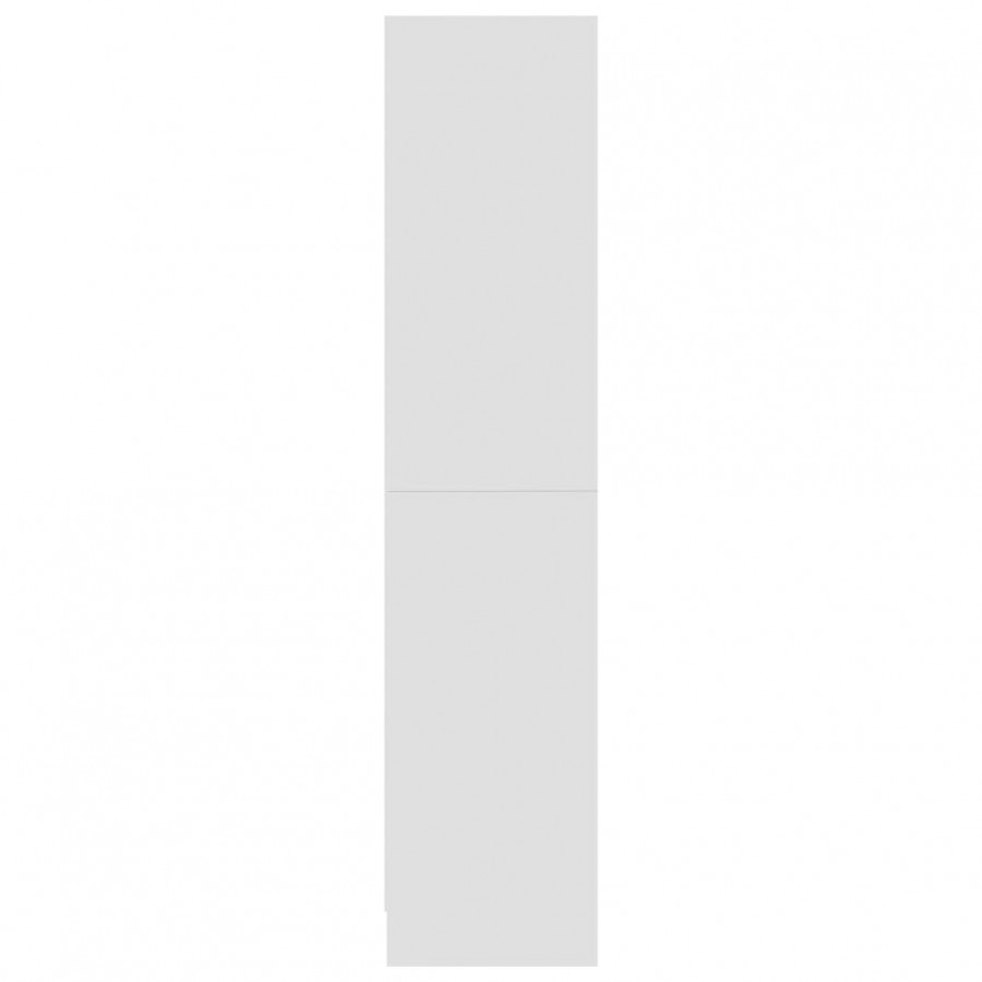 Bibliothèque 3 niveaux Blanc 60x24x109 cm 