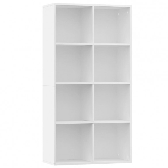 Bibliothèque/Buffet Blanc 66x30x130 cm 