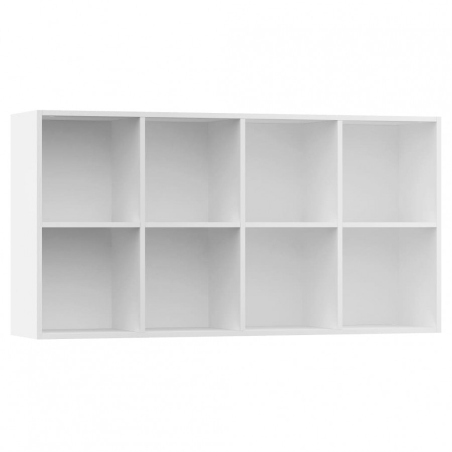 Bibliothèque/Buffet Blanc 66x30x130 cm 