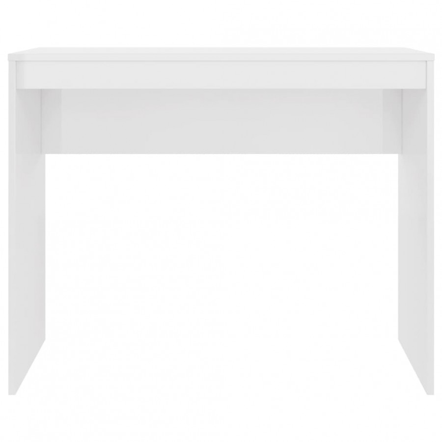 Bureau Blanc brillant 90x40x72 cm 