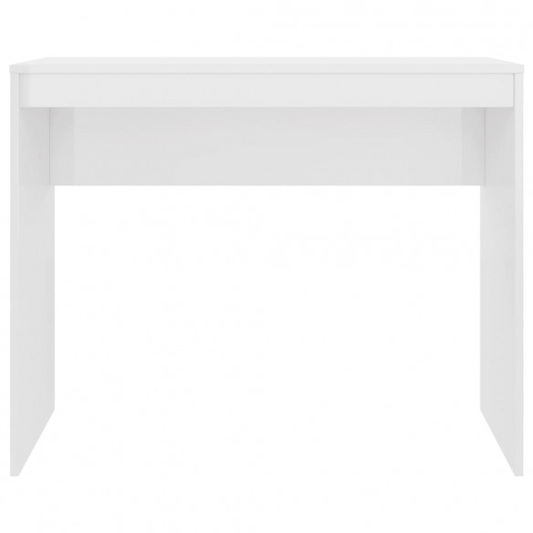 Bureau Blanc brillant 90x40x72 cm 