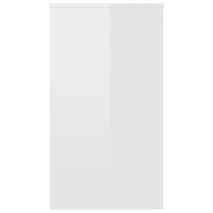Bureau Blanc brillant 90x40x72 cm 