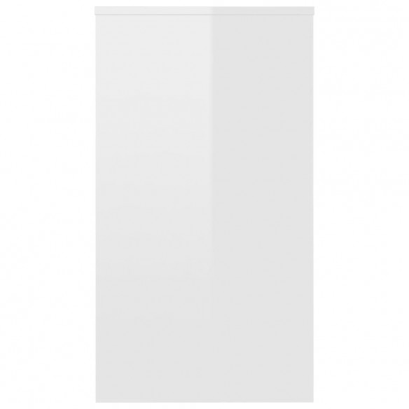 Bureau Blanc brillant 90x40x72 cm 