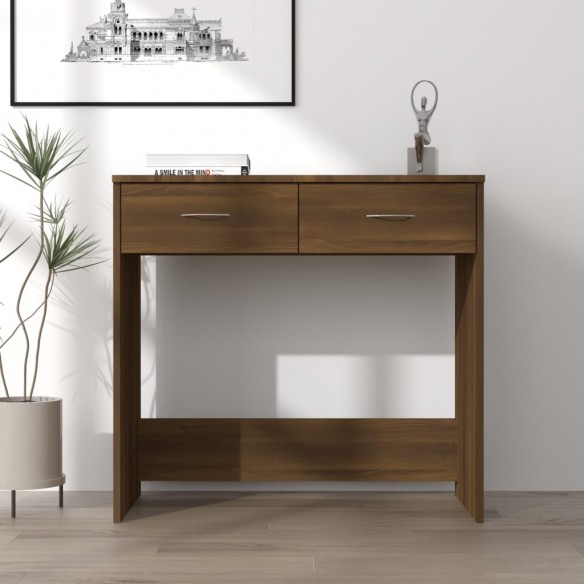 Bureau Chêne marron 80x40x75 cm 