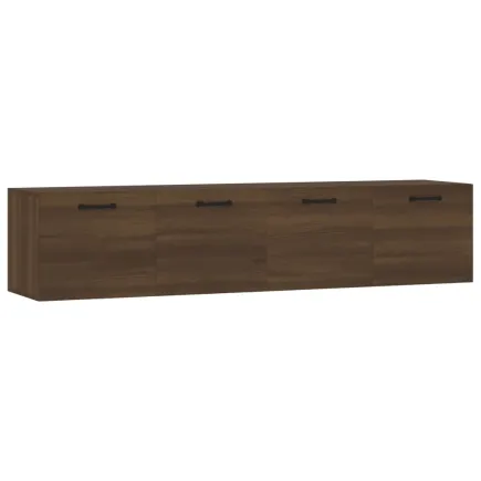 Armoires murales 2pcs Chêne brun 60x36,5x35cm  2