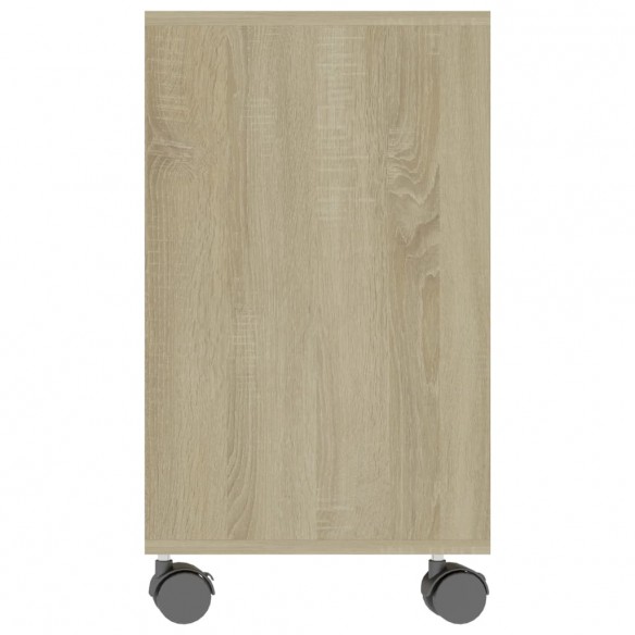 Table d'appoint Chêne sonoma 70x35x55 cm 