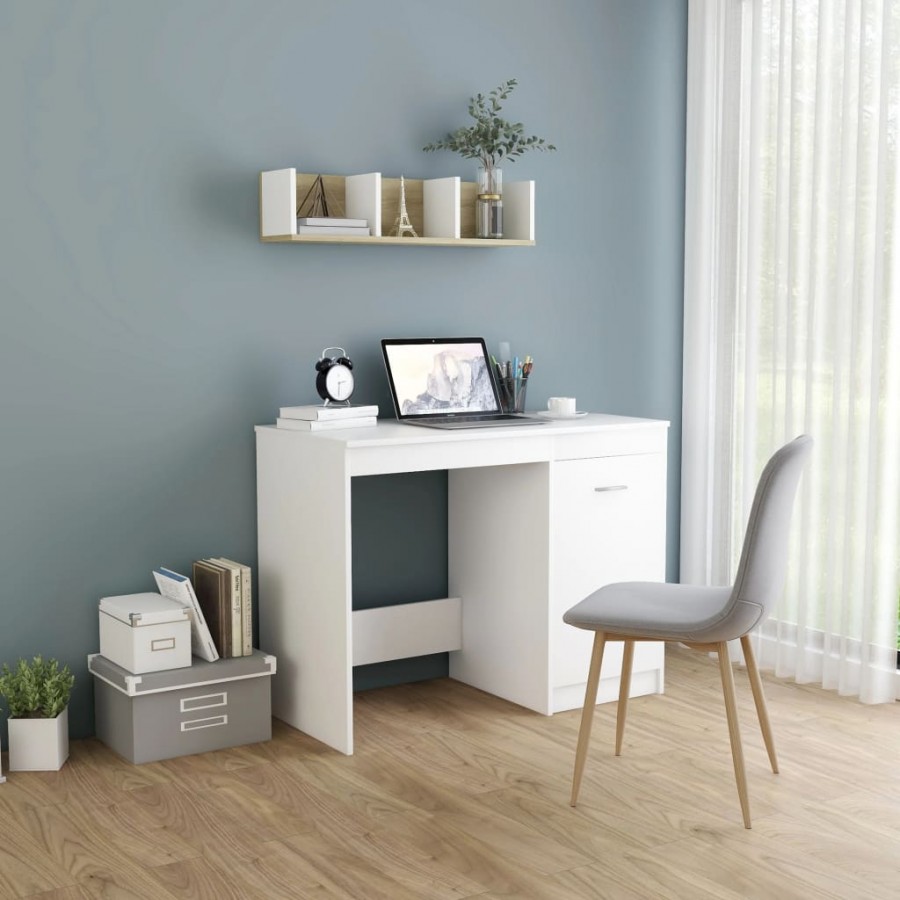 Bureau Blanc 100x50x76 cm 