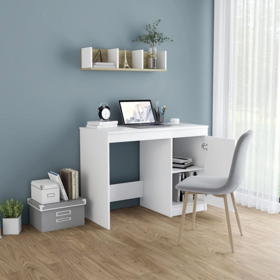 Bureau Blanc 100x50x76 cm 