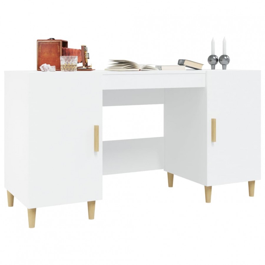 Bureau Blanc 140x50x75 cm 
