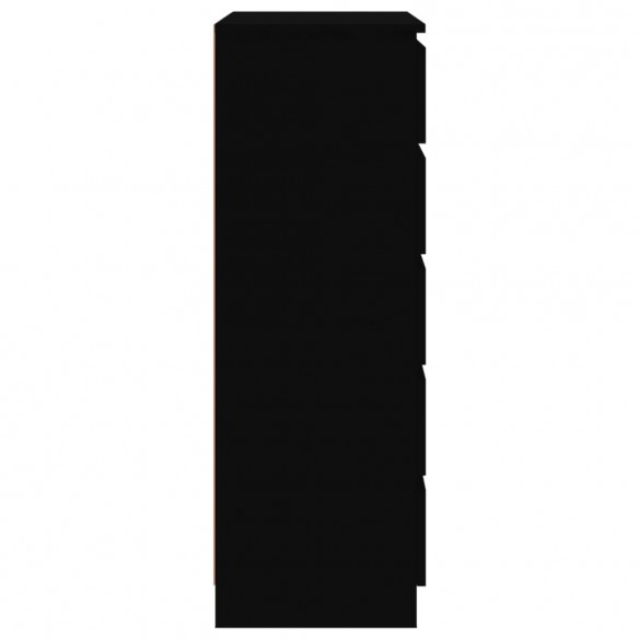 Commode Noir 60x36x103 cm 
