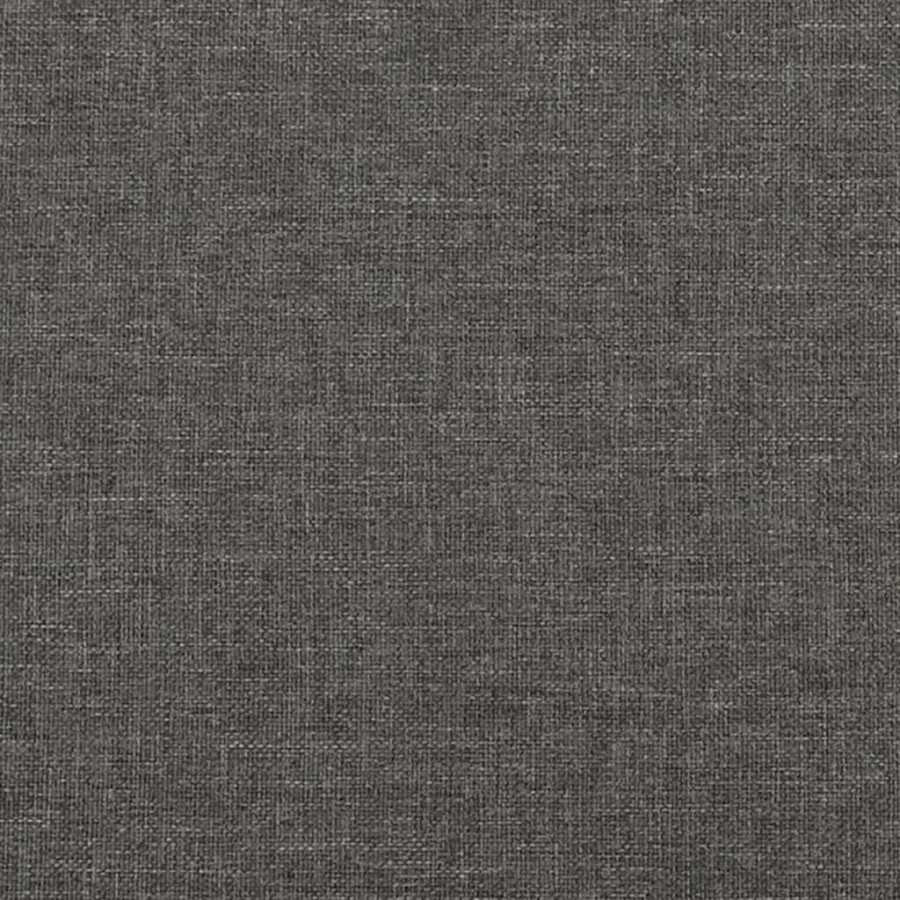 Matelas de lit à ressorts ensachés Gris foncé 80x200x20cm Tissu