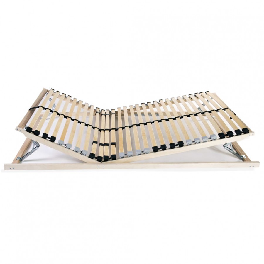 Cadre avec 28 lattes 7 zones 90 x 200 cm