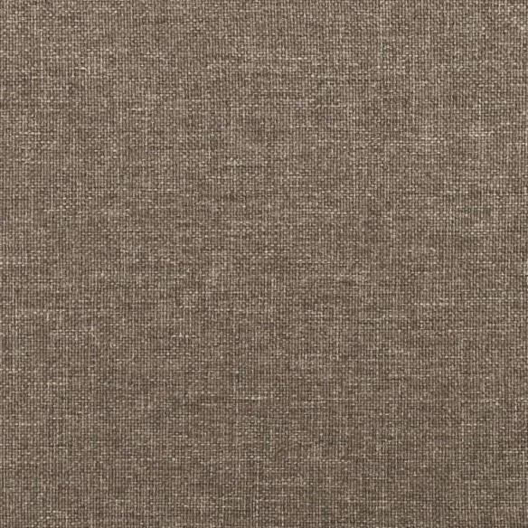 Matelas de lit à ressorts ensachés Taupe 120x200x20 cm Tissu