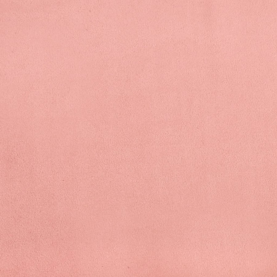 Lit Rose 90x200 cm Velours