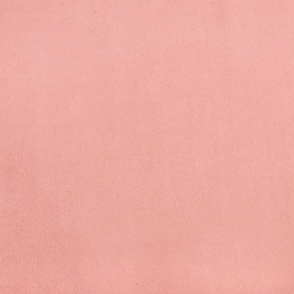 Lit Rose 90x200 cm Velours