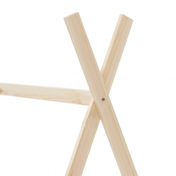 Lit d'enfant Bois de pin massif 80x160 cm
