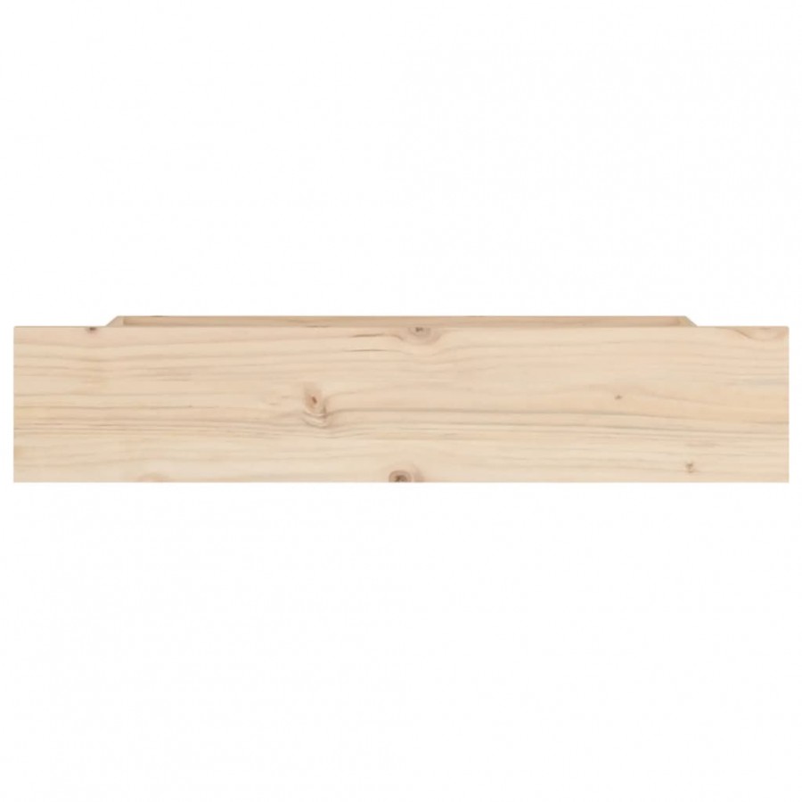 Tiroirs de lit 4 pcs Bois de pin massif