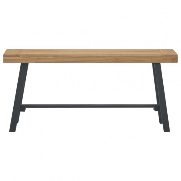 Banc 110 cm Bois massif de teck