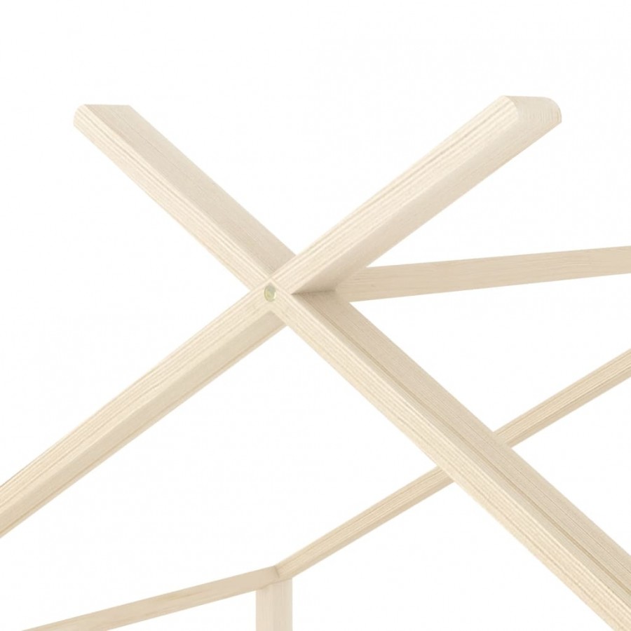 Lit d'enfant Bois de pin massif 70x140 cm
