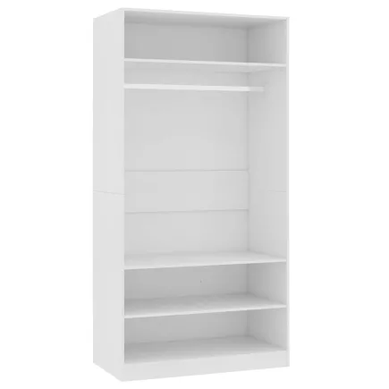 Garde-robe Blanc 100 x 50 x 200 cm  2