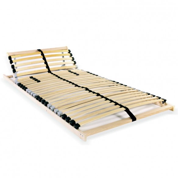 Cadre avec 28 lattes 7 zones 80 x 200 cm
