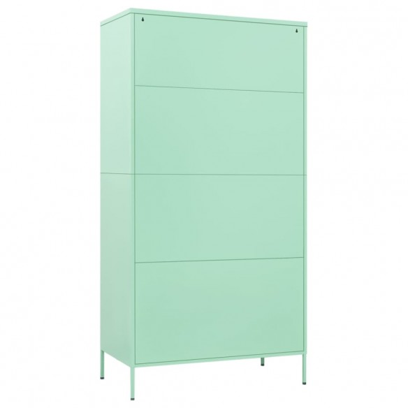 Garde-robe Vert menthe 90x50x180 cm Acier