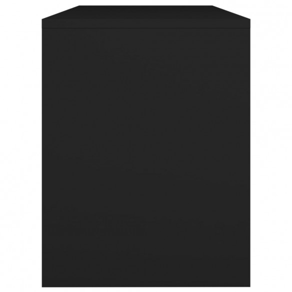 Tabouret de toilette Noir 70x35x45 cm 
