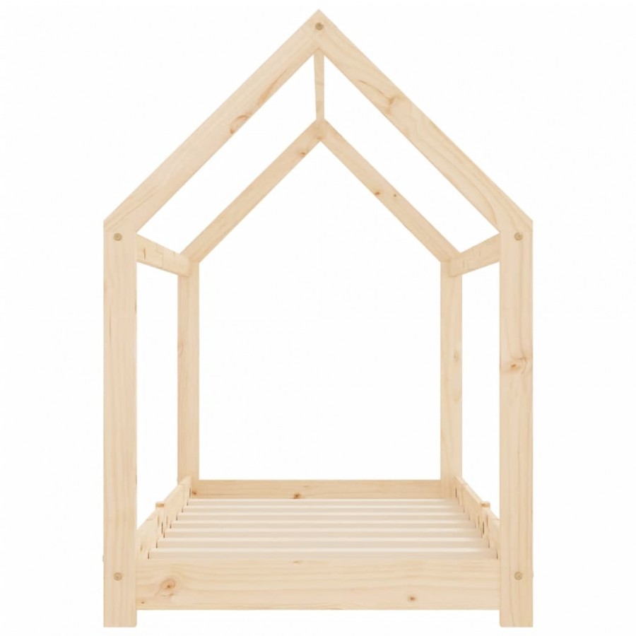 Lit d'enfant Bois de pin massif 80x160 cm