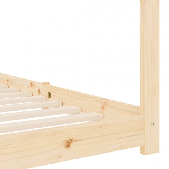 Lit d'enfant Bois de pin massif 80x160 cm