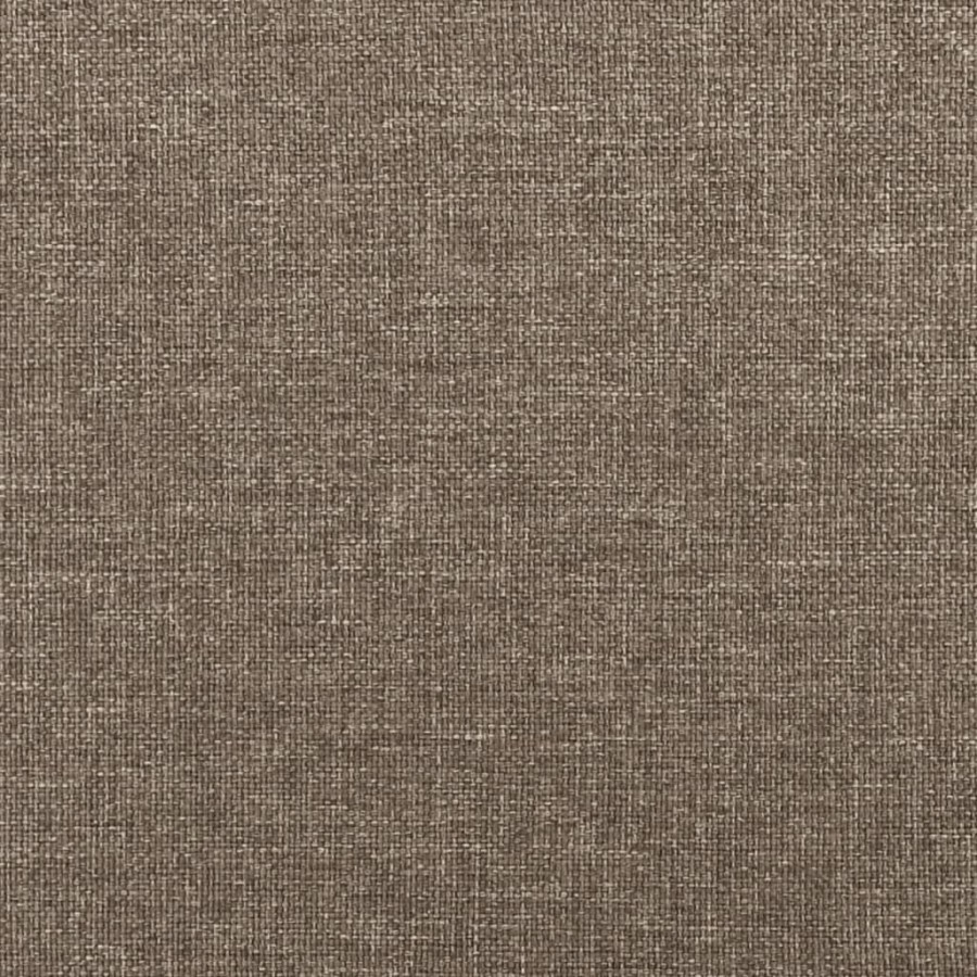 Lit Taupe 140x200 cm Tissu