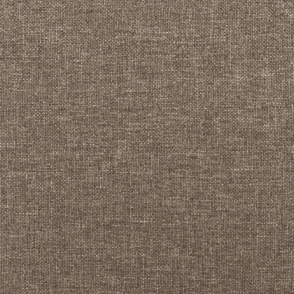 Lit Taupe 140x200 cm Tissu