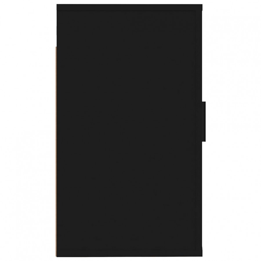Meubles TV muraux 2 pcs Noir 40x34,5x60 cm