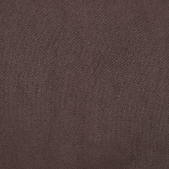Chaise berçante avec repose-pied Marron Tissu