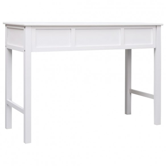 Buffet Blanc 108x45x76 cm Bois de Paulownia massif