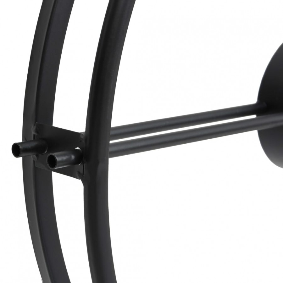 Horloge murale Noir 52 cm Fer