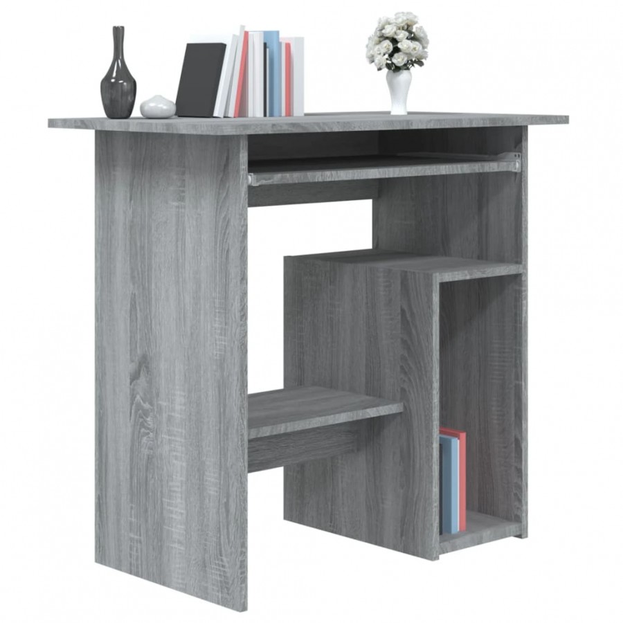 Bureau Sonoma gris 80x45x74 cm 