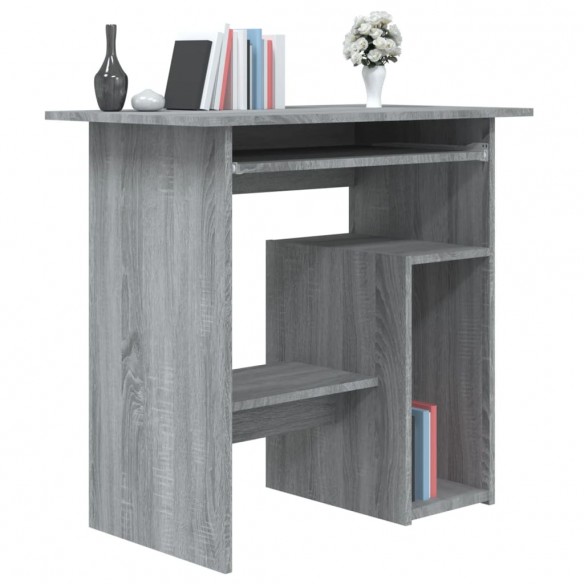 Bureau Sonoma gris 80x45x74 cm 
