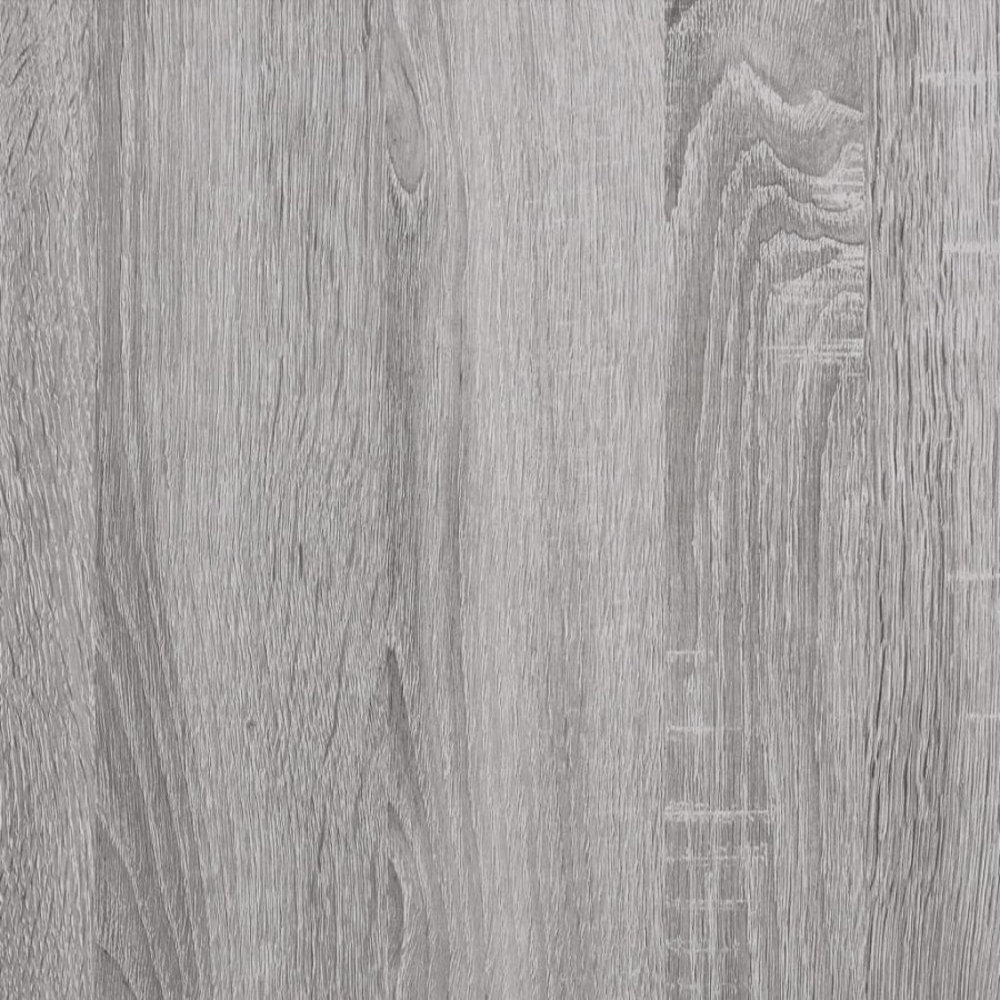 Bureau sonoma gris 100x50x75 cm bois d'ingénierie et fer