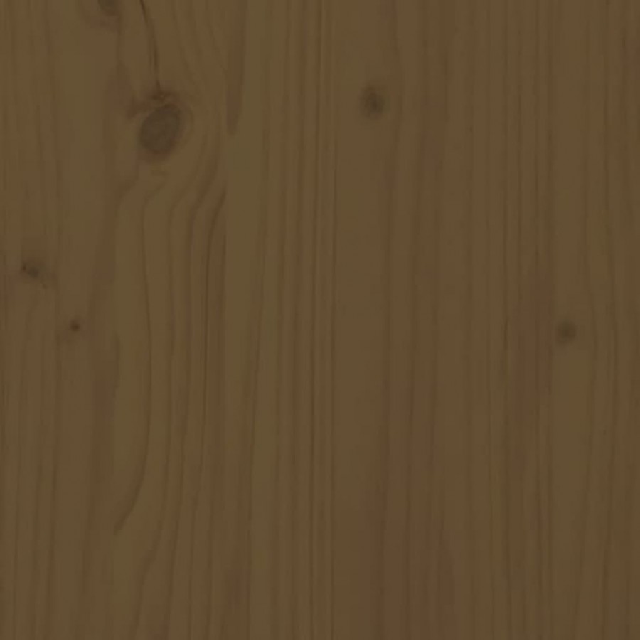 Table de bar Marron miel 80x80x110 cm Bois massif de pin