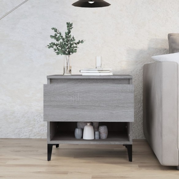Table d'appoint Sonoma gris 50x46x50 cm 