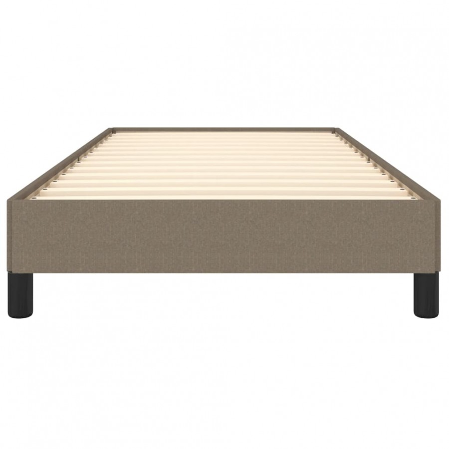 Lit Taupe 80 x 200 cm Tissu