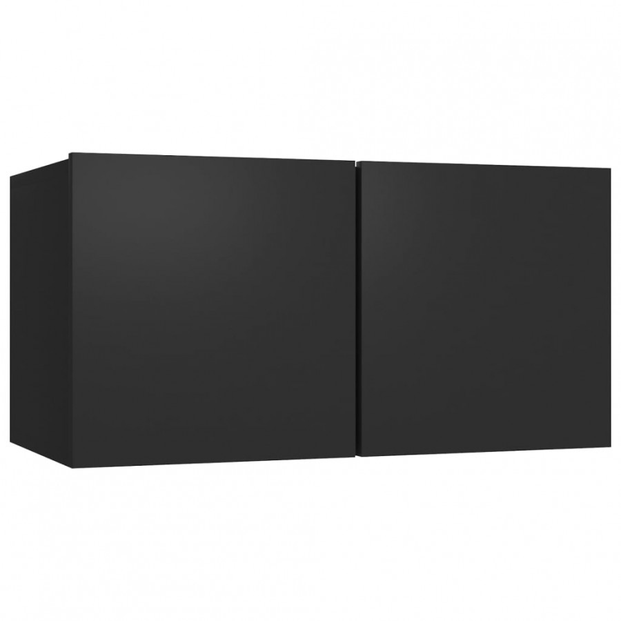 Ensemble de meubles TV 8 pcs Noir 