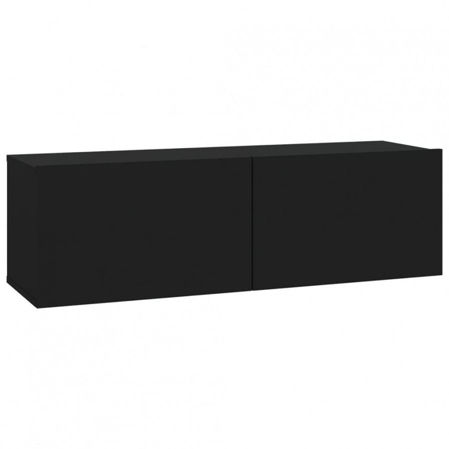 Ensemble de meubles TV 8 pcs Noir 