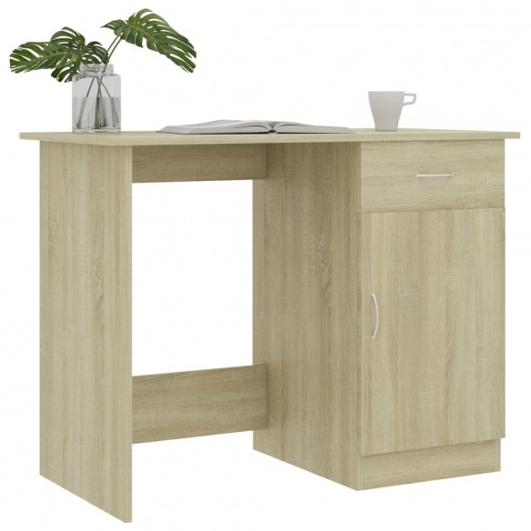 Bureau Chêne sonoma 100 x 50 x 76 cm Aggloméré
