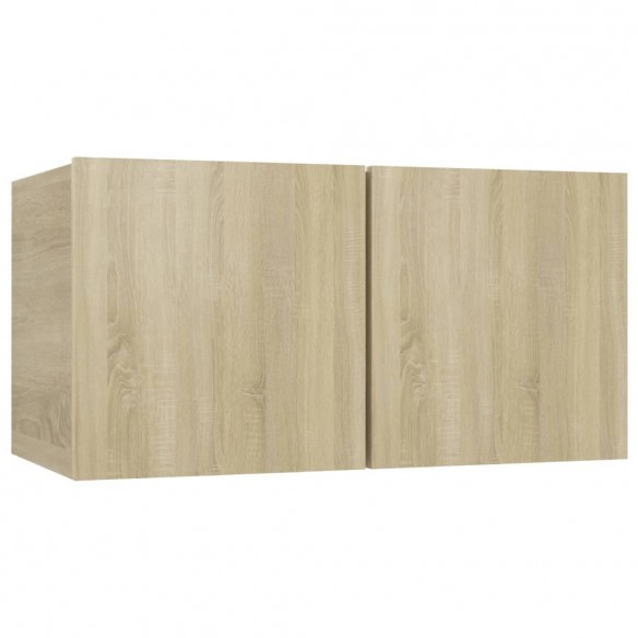 Ensemble de meubles TV 8 pcs Chêne sonoma 