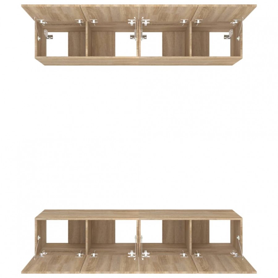 Meubles TV 4 pcs Chêne Sonoma 80x30x30 cm 